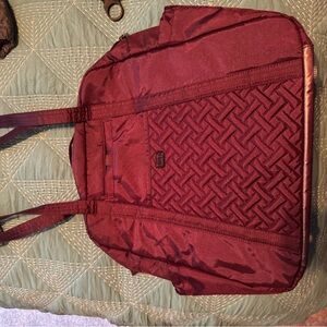 Lug- Burgundy - Sprinter Quilted Tote Bag.  Excellent condition.